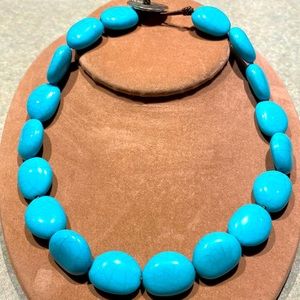 Beautiful Chaps Chunky Blue Statement Necklace